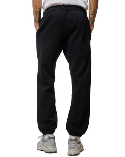 The Real McCoy's MC24116 10 Oz. Loopwheel Sweat Pants Black