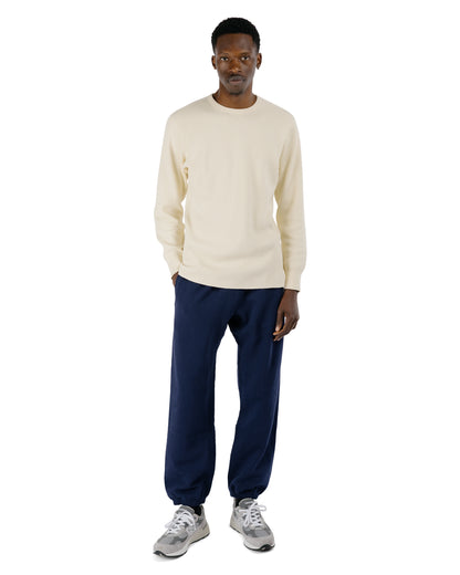 The Real McCoy's MC24116 10 Oz. Loopwheel Sweat Pants Navy