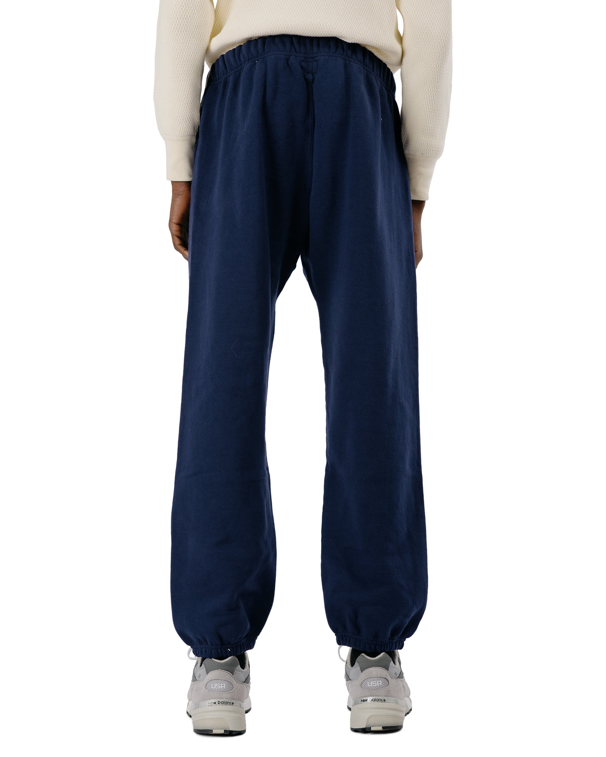 The Real McCoy's MC24116 10 Oz. Loopwheel Sweat Pants Navy