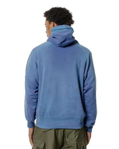 The Real McCoy’s MC24119 9 Oz. Loopwheel Raglan Hooded Sweatshirt MQ Navy