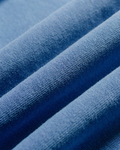 The Real McCoy’s MC24119 9 Oz. Loopwheel Raglan Hooded Sweatshirt MQ Navy