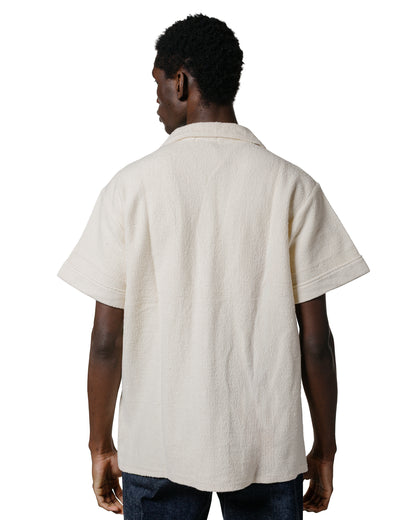 The Real McCoy's MC25001 Cotton Pile Beach Shirt Milk