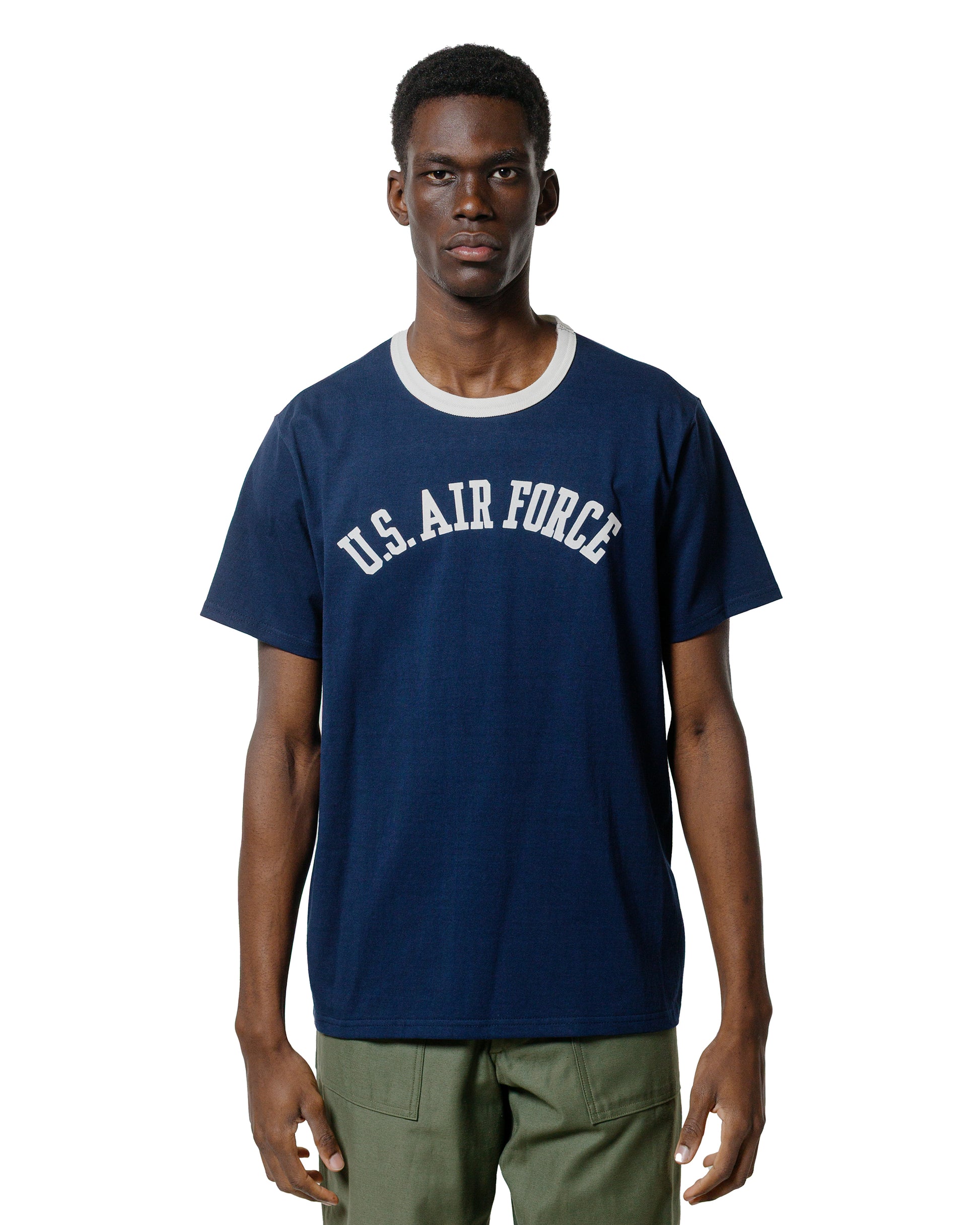 The Real McCoy's MC25008 Military Tee  U.S. Air Force NavyMilk