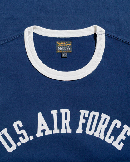 The Real McCoy's MC25008 Military Tee  U.S. Air Force NavyMilk