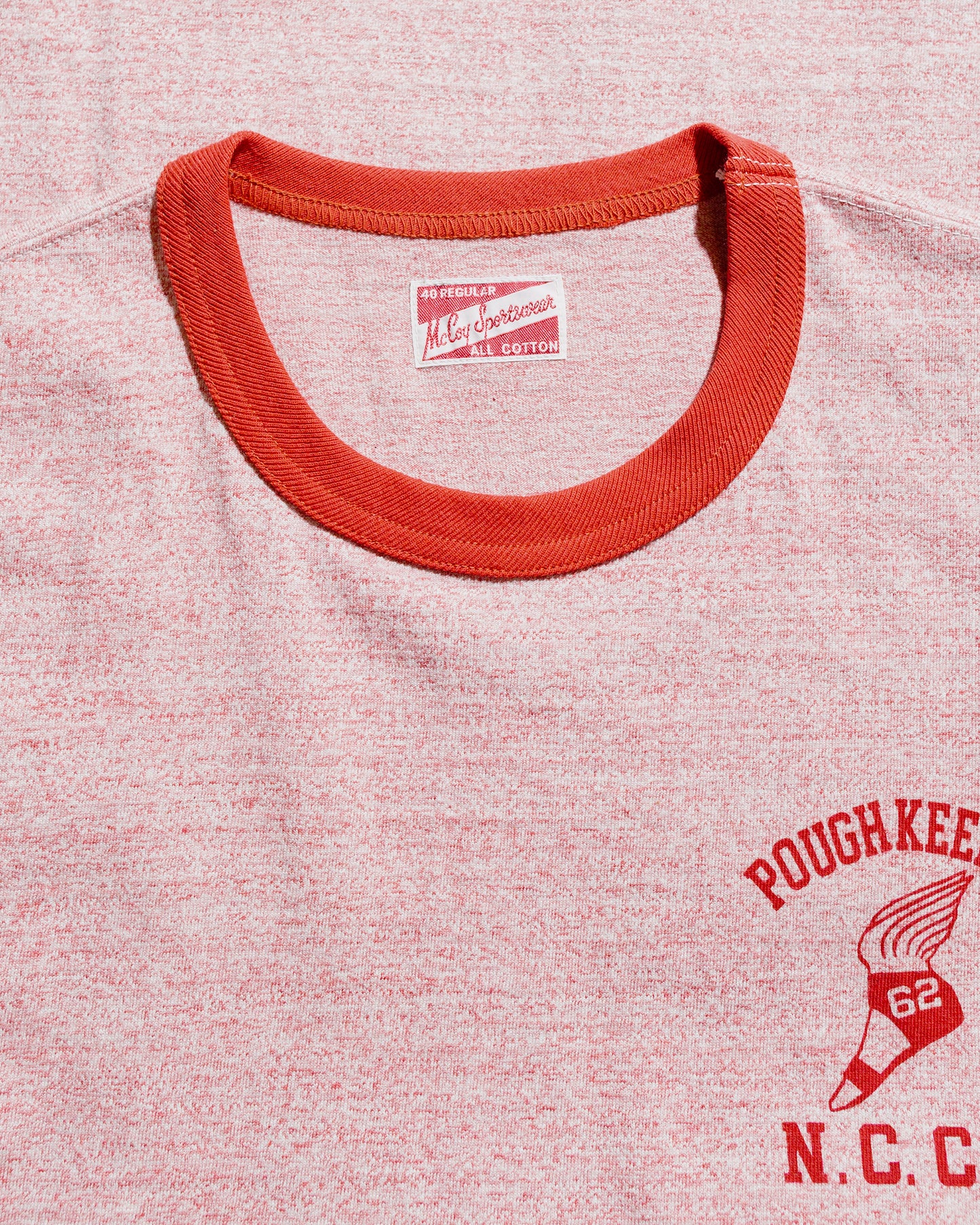 The Real McCoy's MC25015 Joe McCoy Tee  Poughkeepsie Red