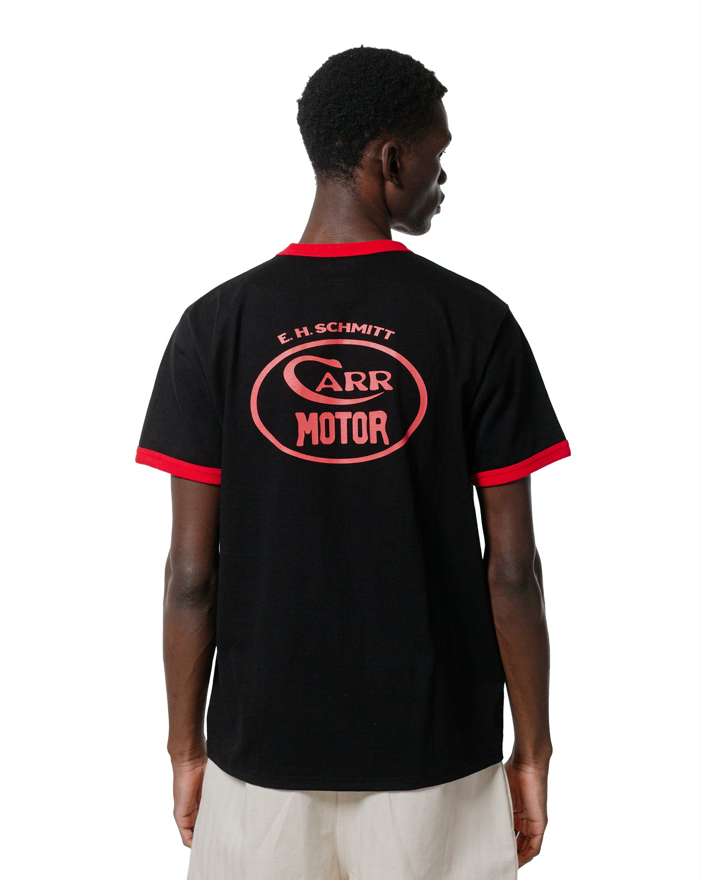 The Real McCoy's MC25016 Joe McCoy Tee  Whiz Gunner BlackRed