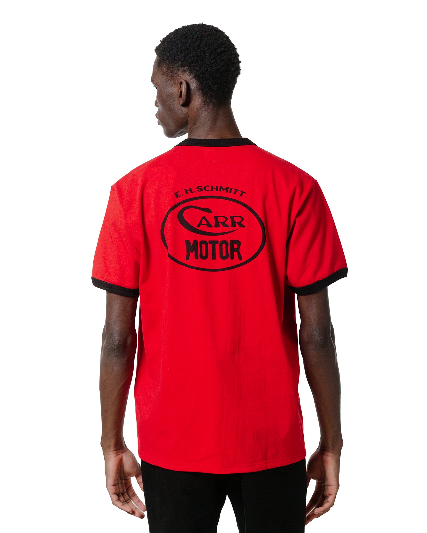 The Real McCoy's MC25016 Joe McCoy Tee  Whiz Gunner RedBlack