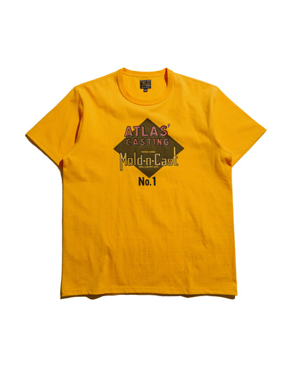 The Real McCoy's MC25017 Joe McCoy Tee / Atlas' Casting Yellow