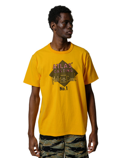 The Real McCoy's MC25017 Joe McCoy Tee / Atlas' Casting Yellow