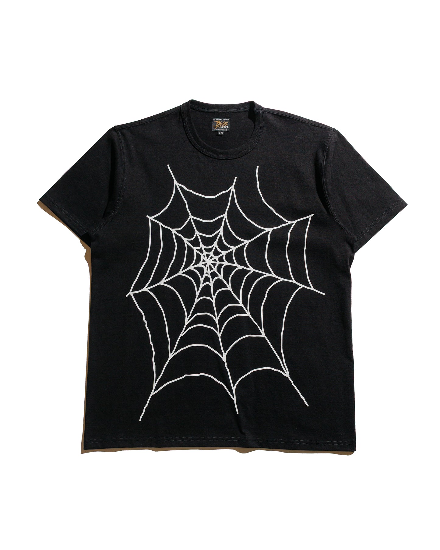 The Real McCoy's MC25018 Joe McCoy Tee  Spider Black
