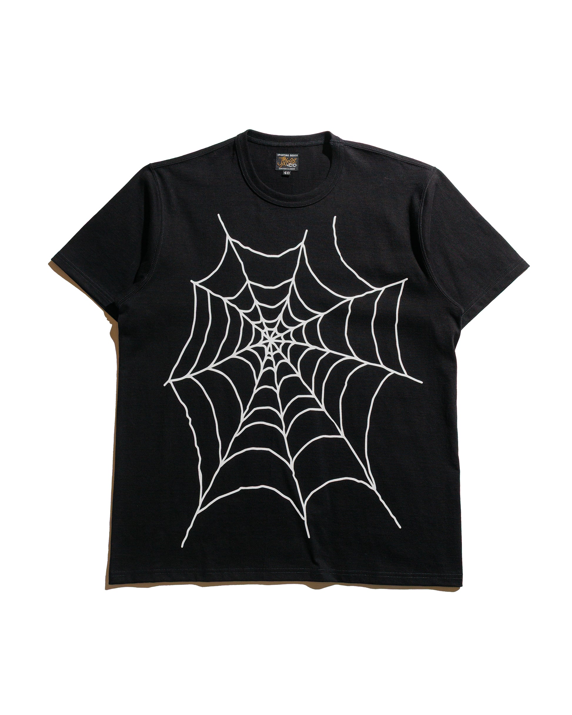 The Real McCoy's MC25018 Joe McCoy Tee  Spider Black