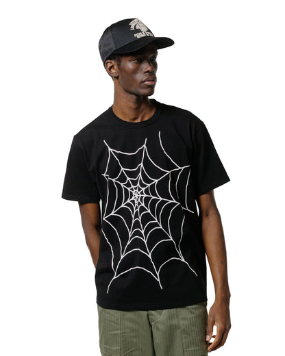The Real McCoy's MC25018 Joe McCoy Tee  Spider Black