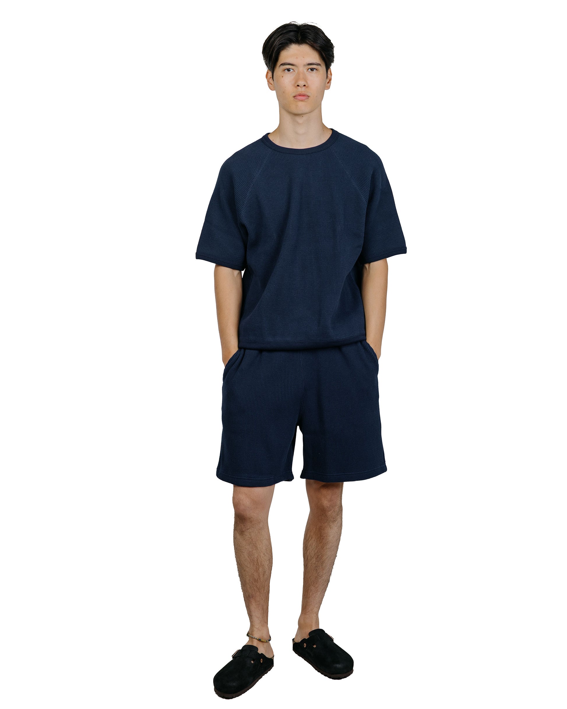 The Real McCoy's MC26004 Summer Thermal Shorts Navy