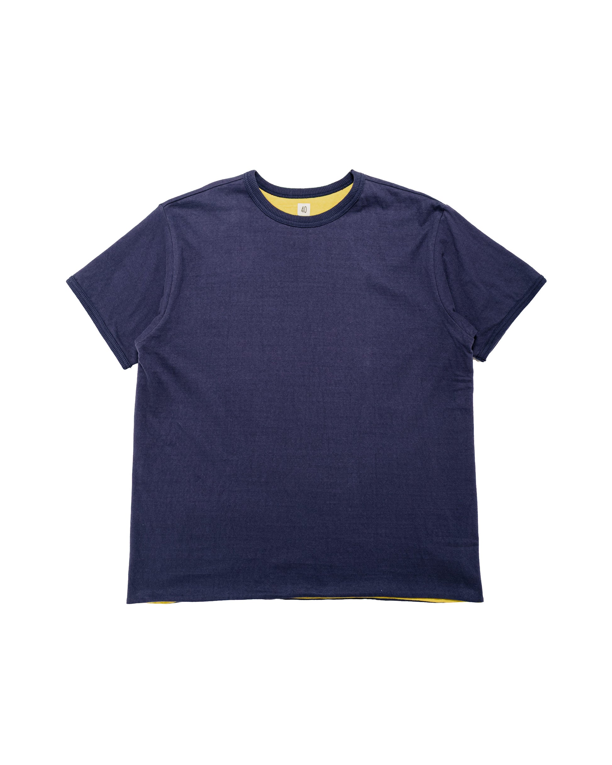 The Real McCoy's MC26005 U.S.N. Reversible T-Shirt Navy/Yellow