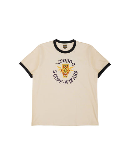 lost & found The Real McCoy's The Real McCoy's MC26009 Military Tee / Voodoo, Colored Ecru/Black