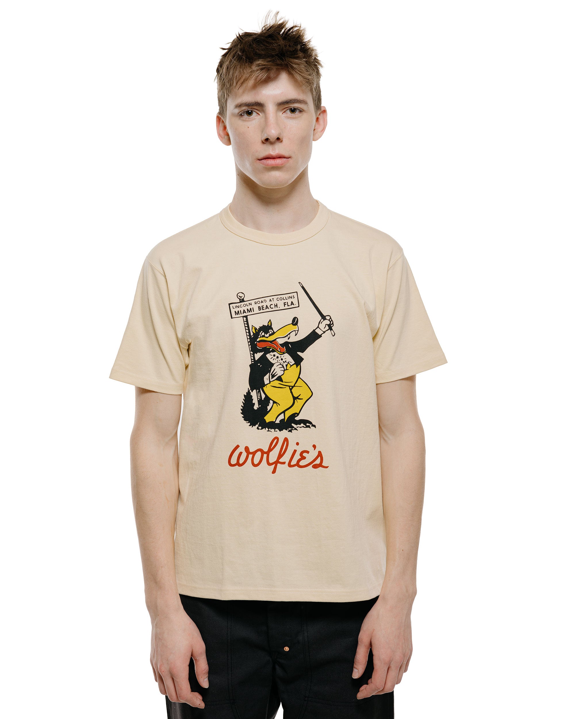 The Real McCoy's MC26022 Joe McCoy Tee / Wolfie's Ecru