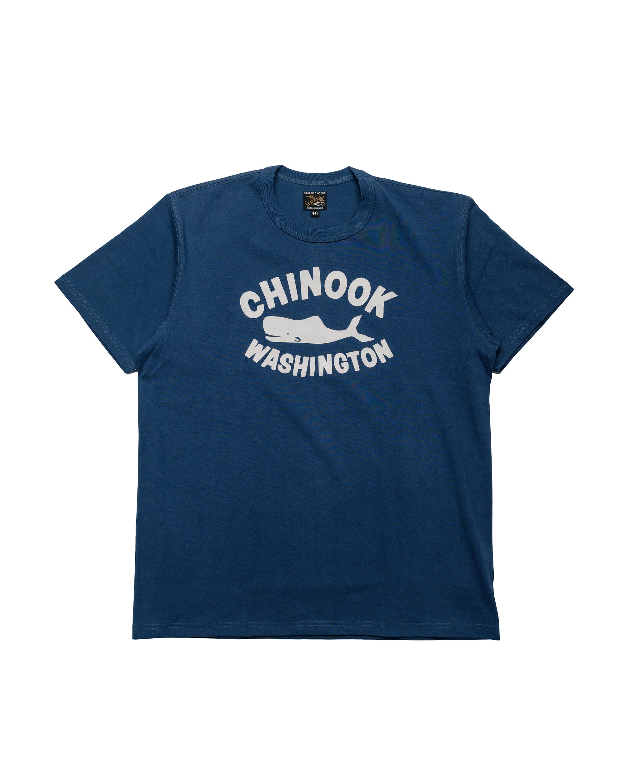 The Real McCoy's MC26023 Joe McCoy Tee / Chinook Marine Blue