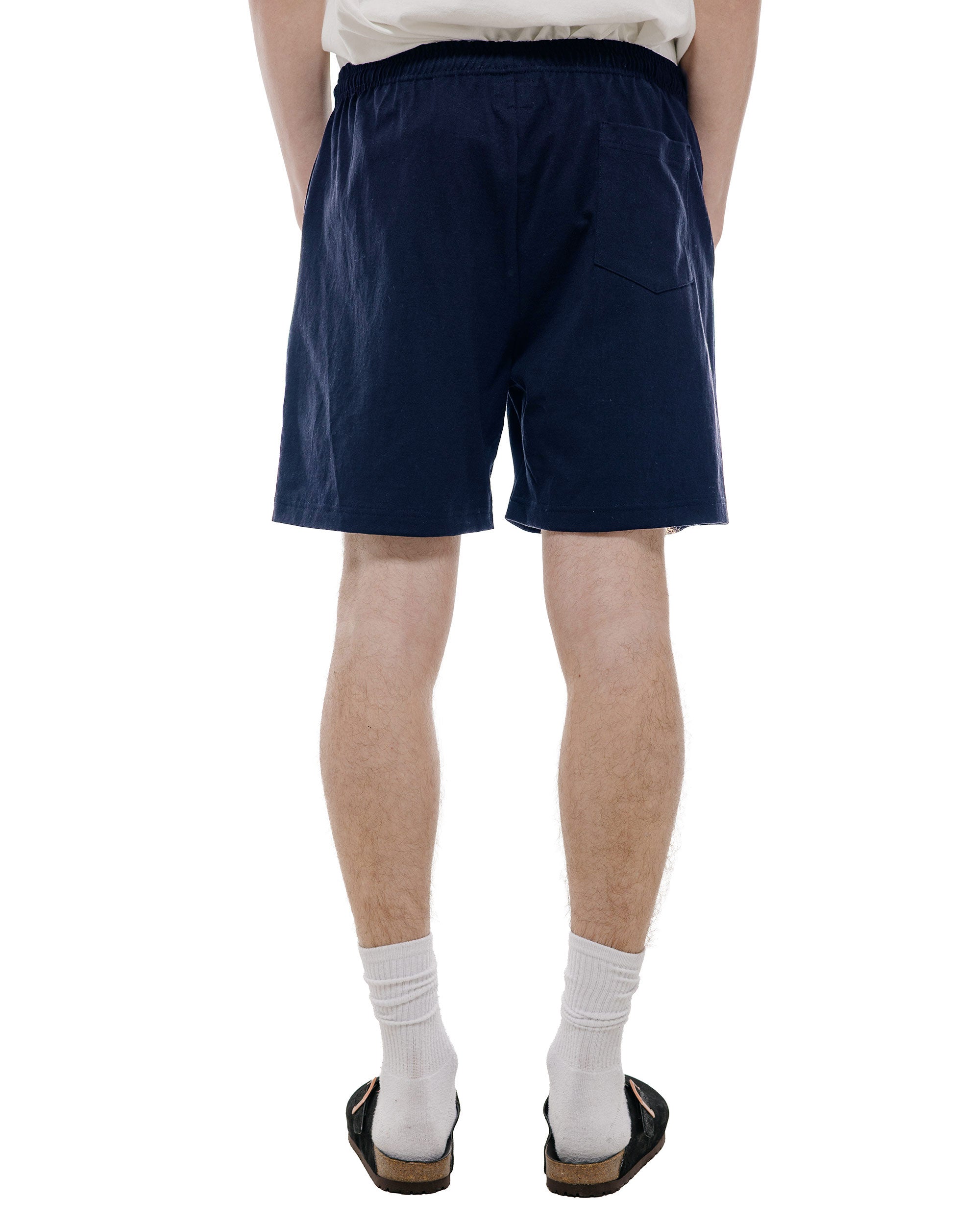 The Real McCoy's MC26037 Jersey Gym Shorts Navy
