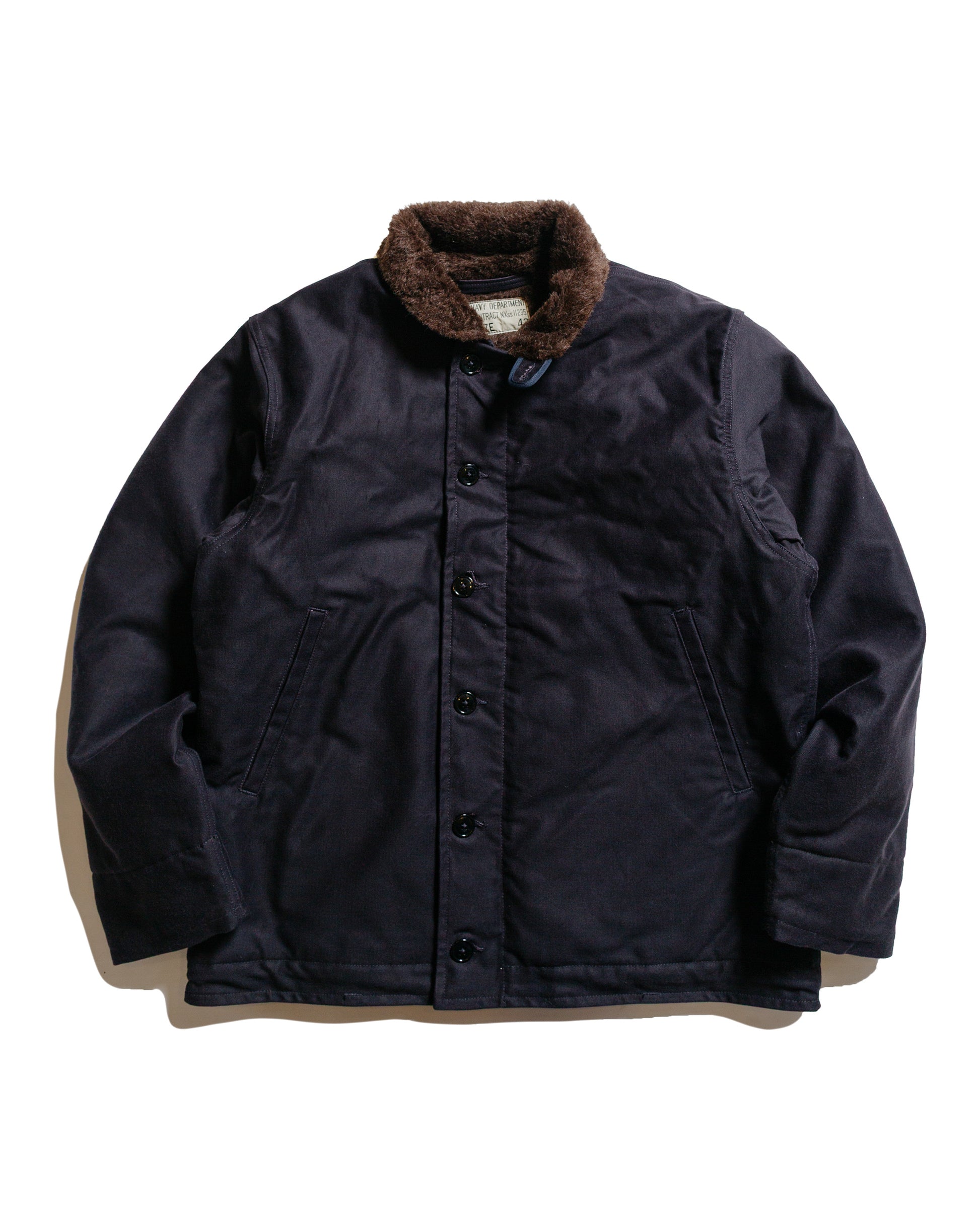 The Real McCoy's MJ21105 N-1 Deck Jacket (Navy)