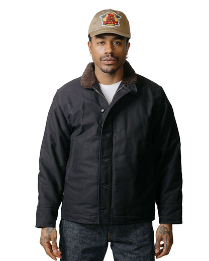 The Real McCoy's MJ21105 N-1 Deck Jacket (Navy) model front