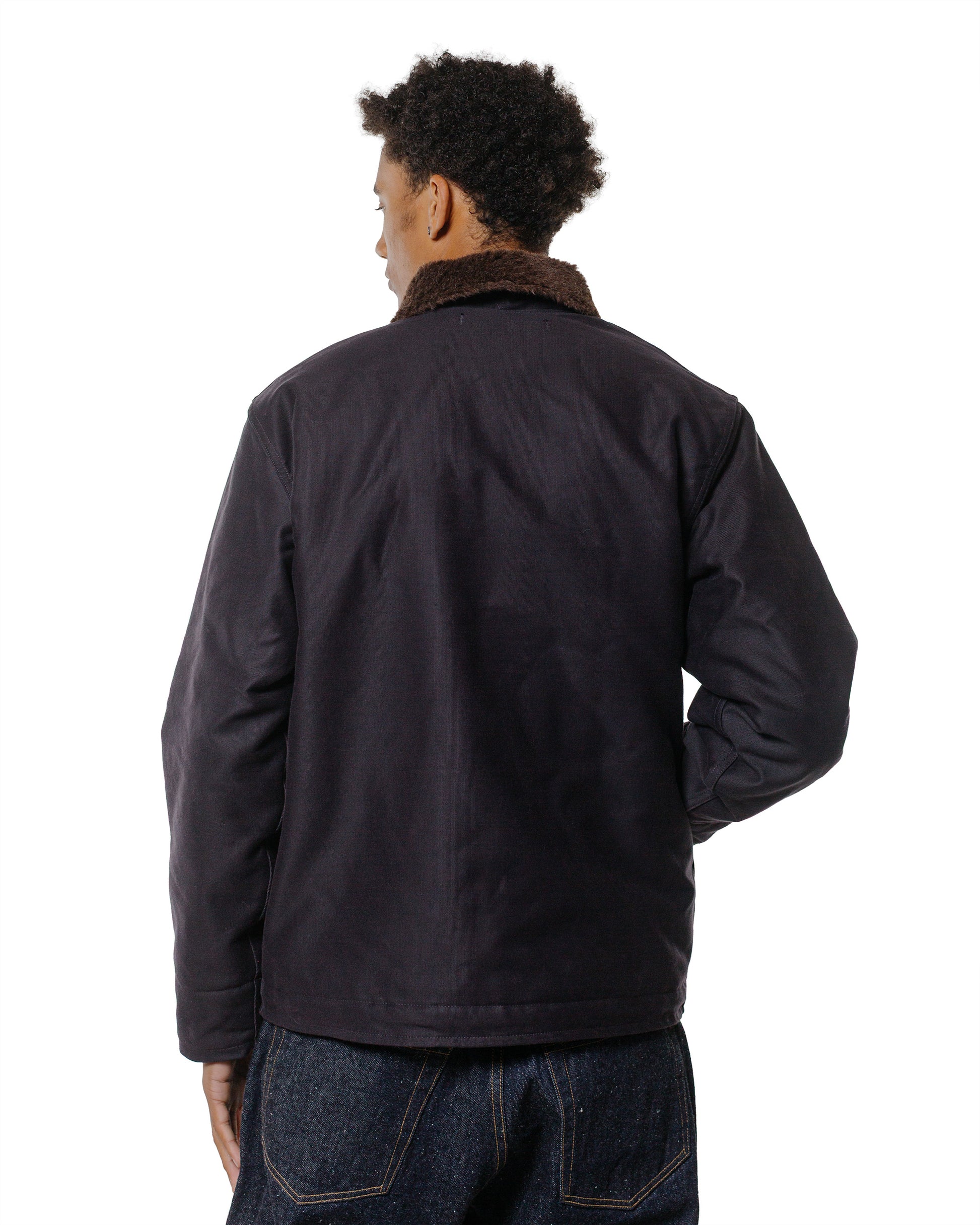 The Real McCoy's MJ21105 N-1 Deck Jacket (Navy)