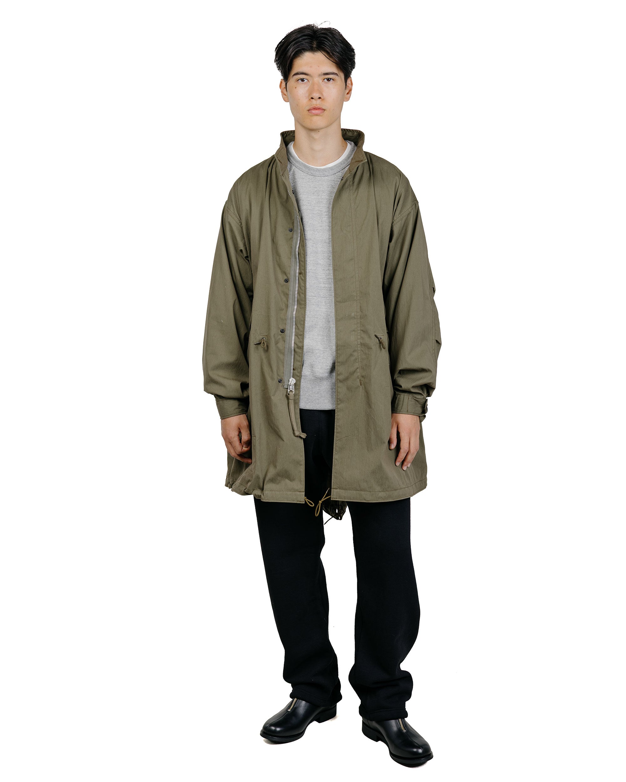 The Real McCoy's MJ21111 Parka, Man's M-65 Olive