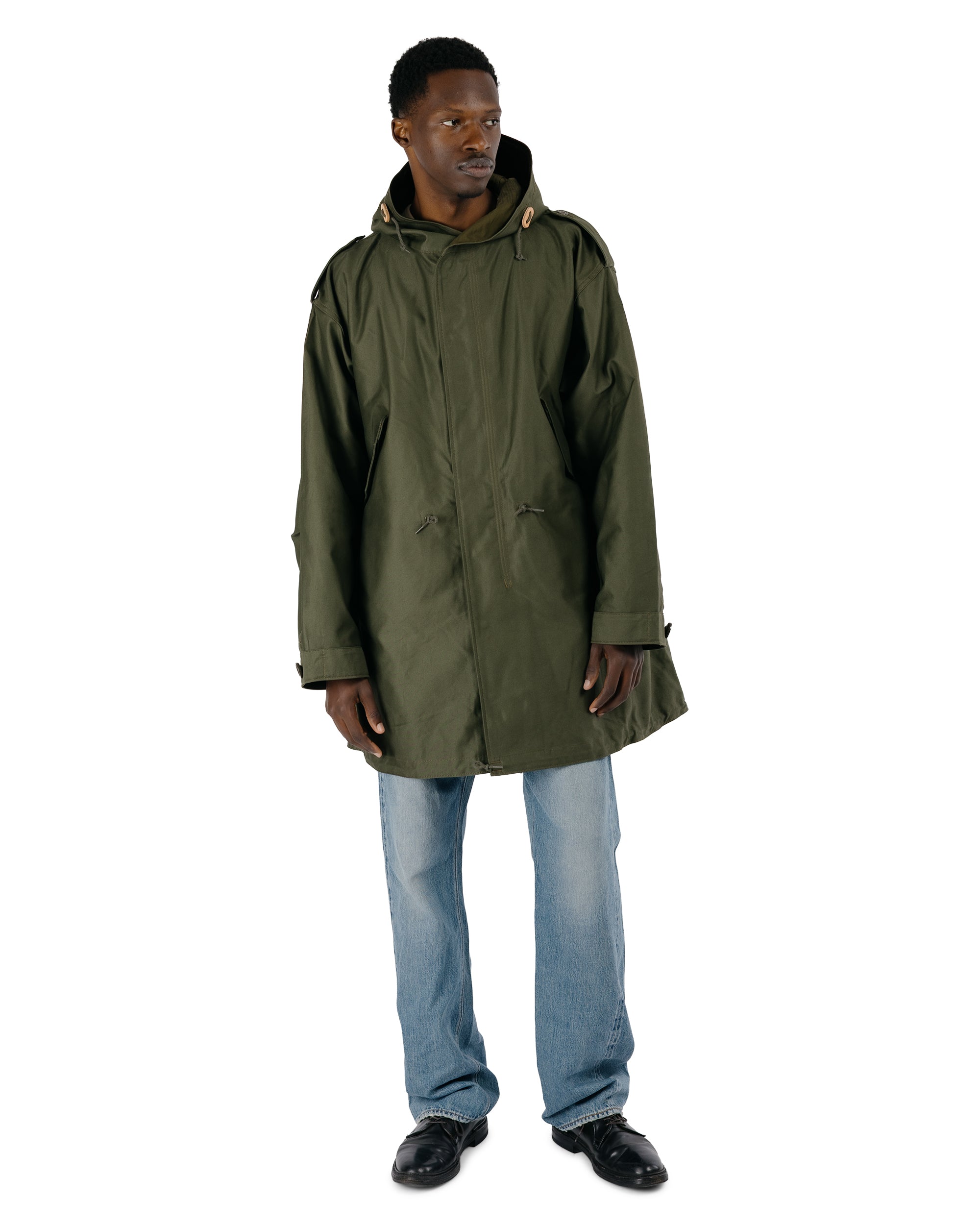 The Real McCoy's MJ21123 Mouton Duffle Coat Beige