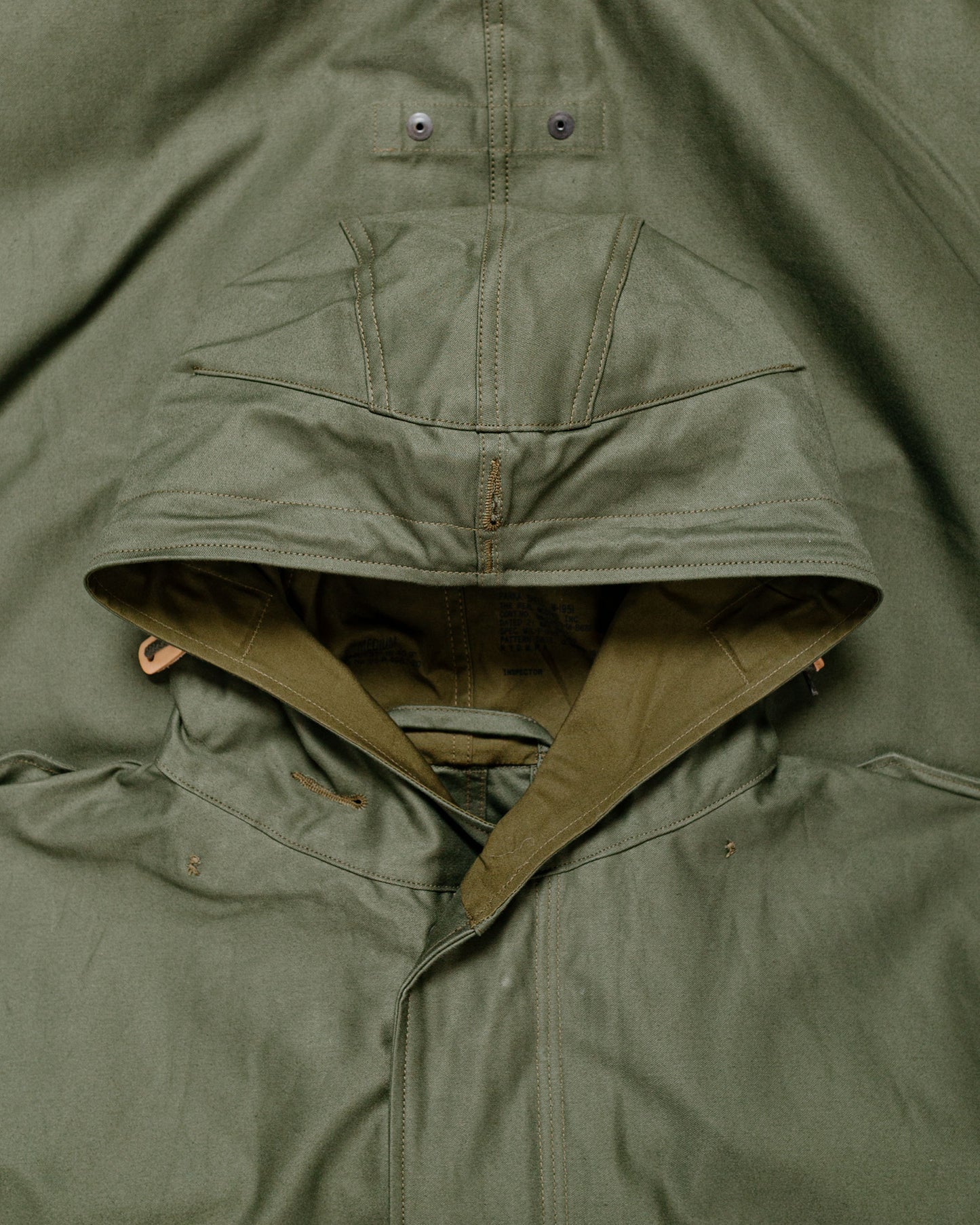 The Real McCoy's MJ22003 Parka-Shell, M-1951 (Model 220) Olive