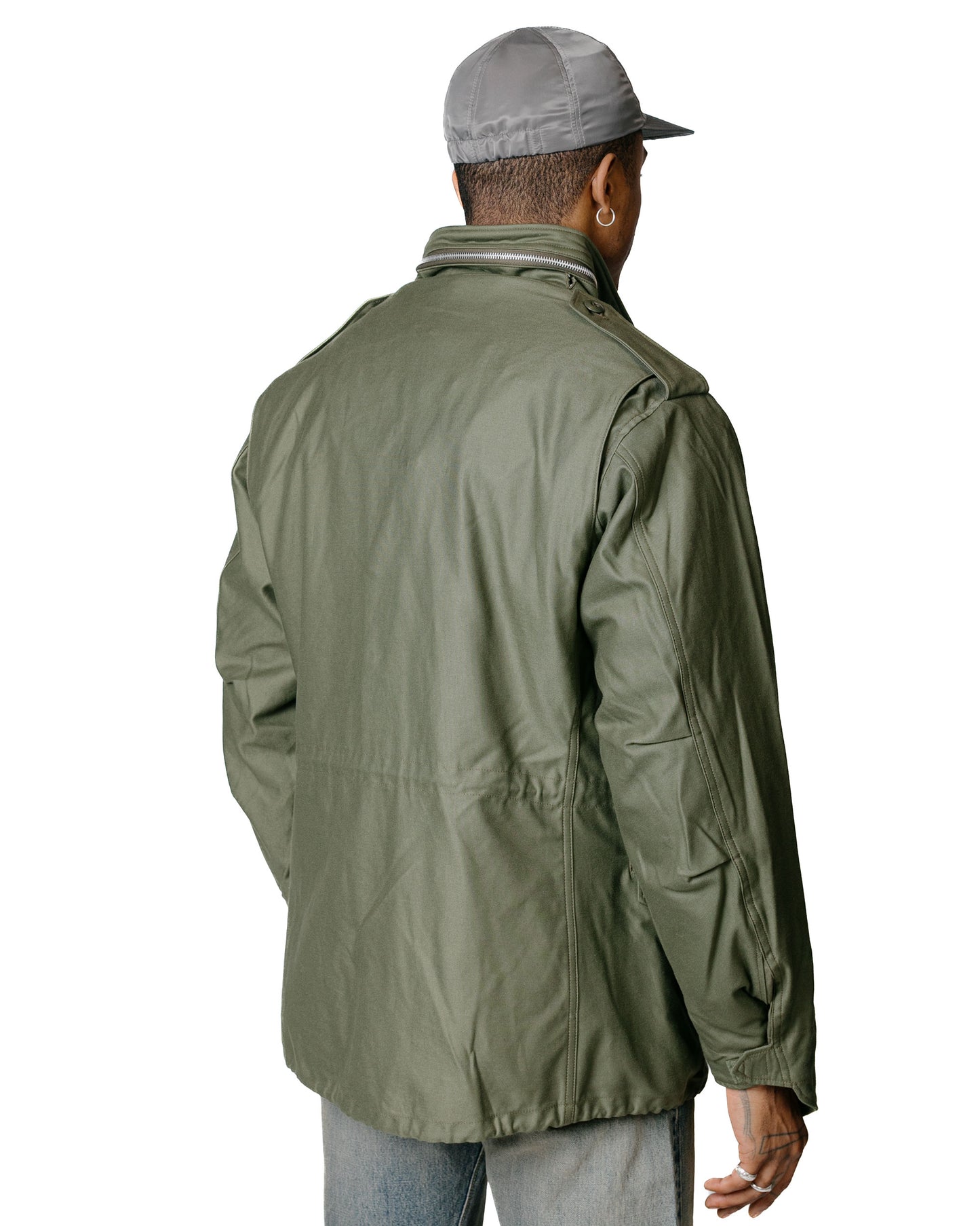 The Real McCoy's MJ22107 Coat, Man's, Field, M-65 Olive model back