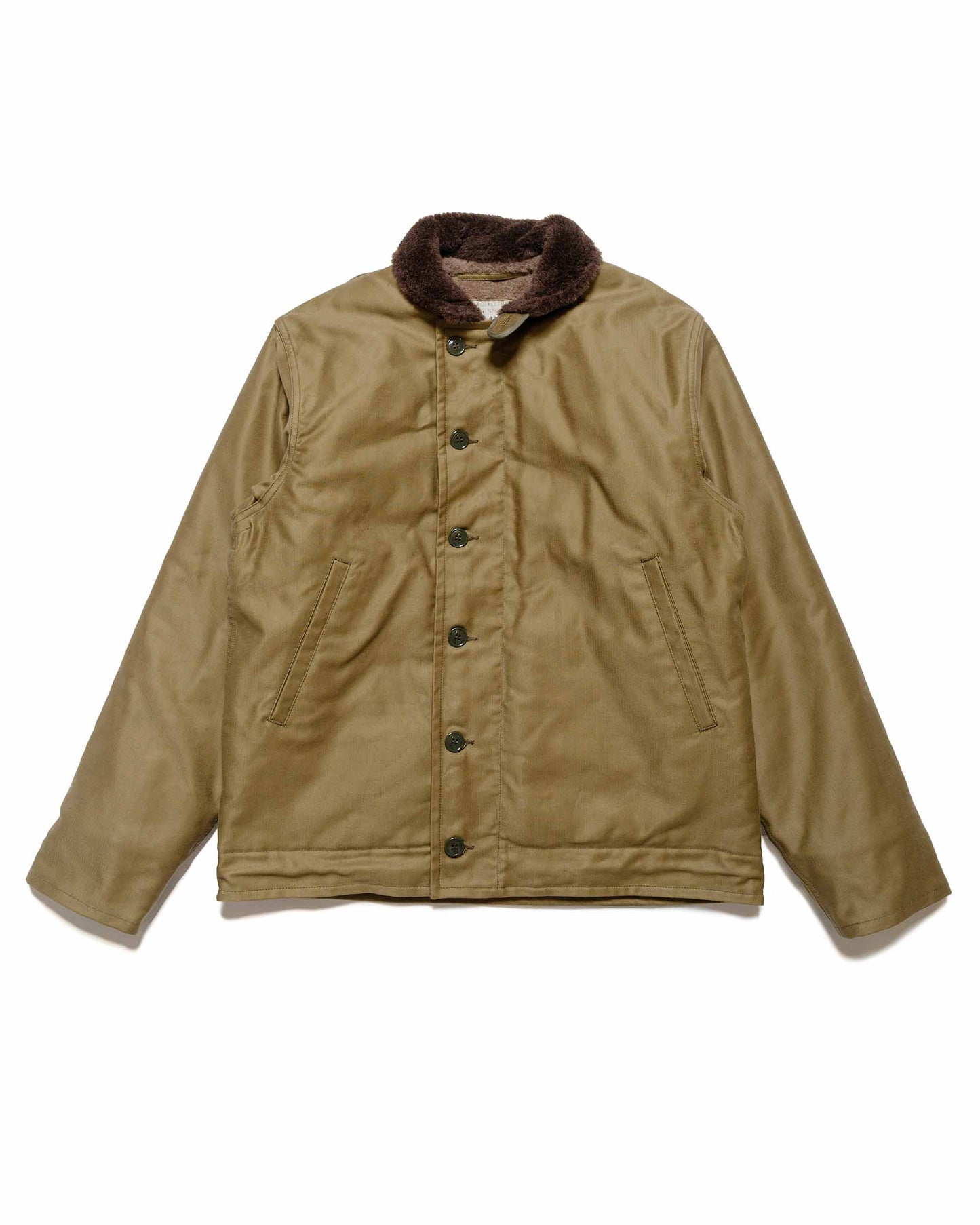 The Real McCoy's MJ22114 N-1 Deck Jacket (Khaki)