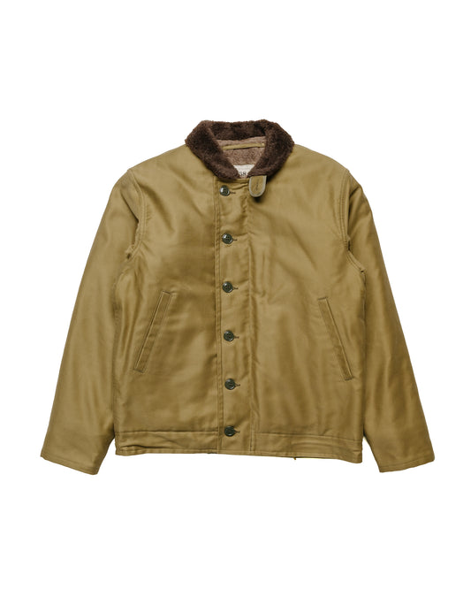 The Real McCoy's MJ22114 N-1 Deck Jacket (Khaki)