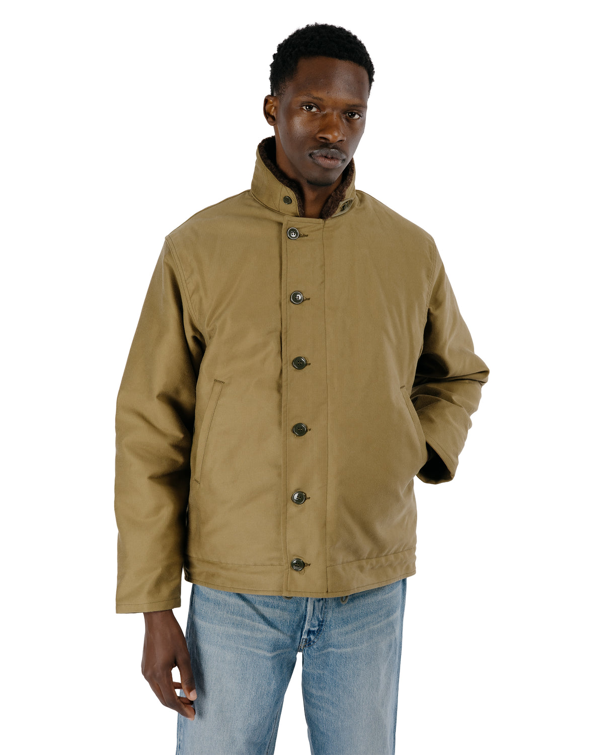 The Real McCoy's MJ22114 N-1 Deck Jacket (Khaki)