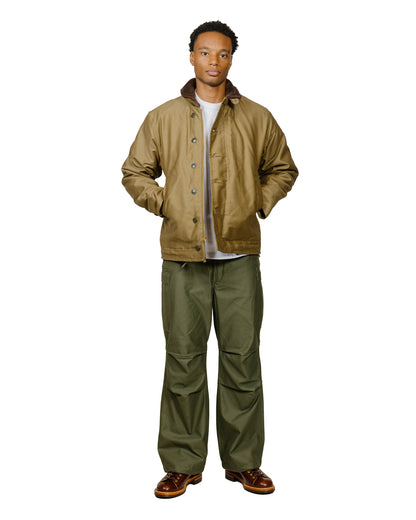 The Real McCoy's MJ22114 N-1 Deck Jacket (Khaki) model front