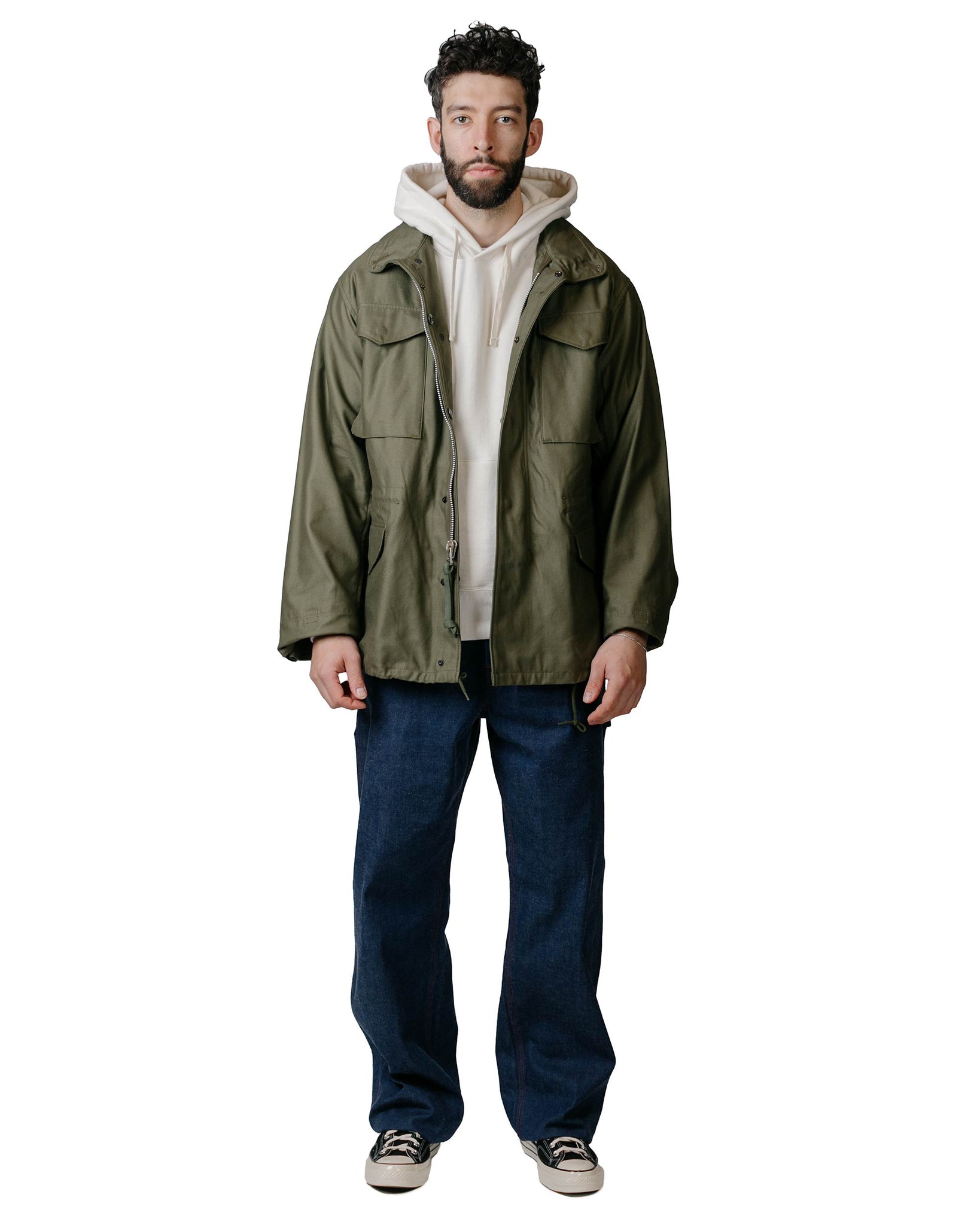 The Real McCoy's MJ23005 Coat, Man's, Field, M-65 / Early Model Olive
