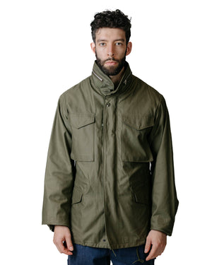 The Real McCoy's MJ23005 Coat, Man's, Field, M-65 / Early Model Olive Model Front