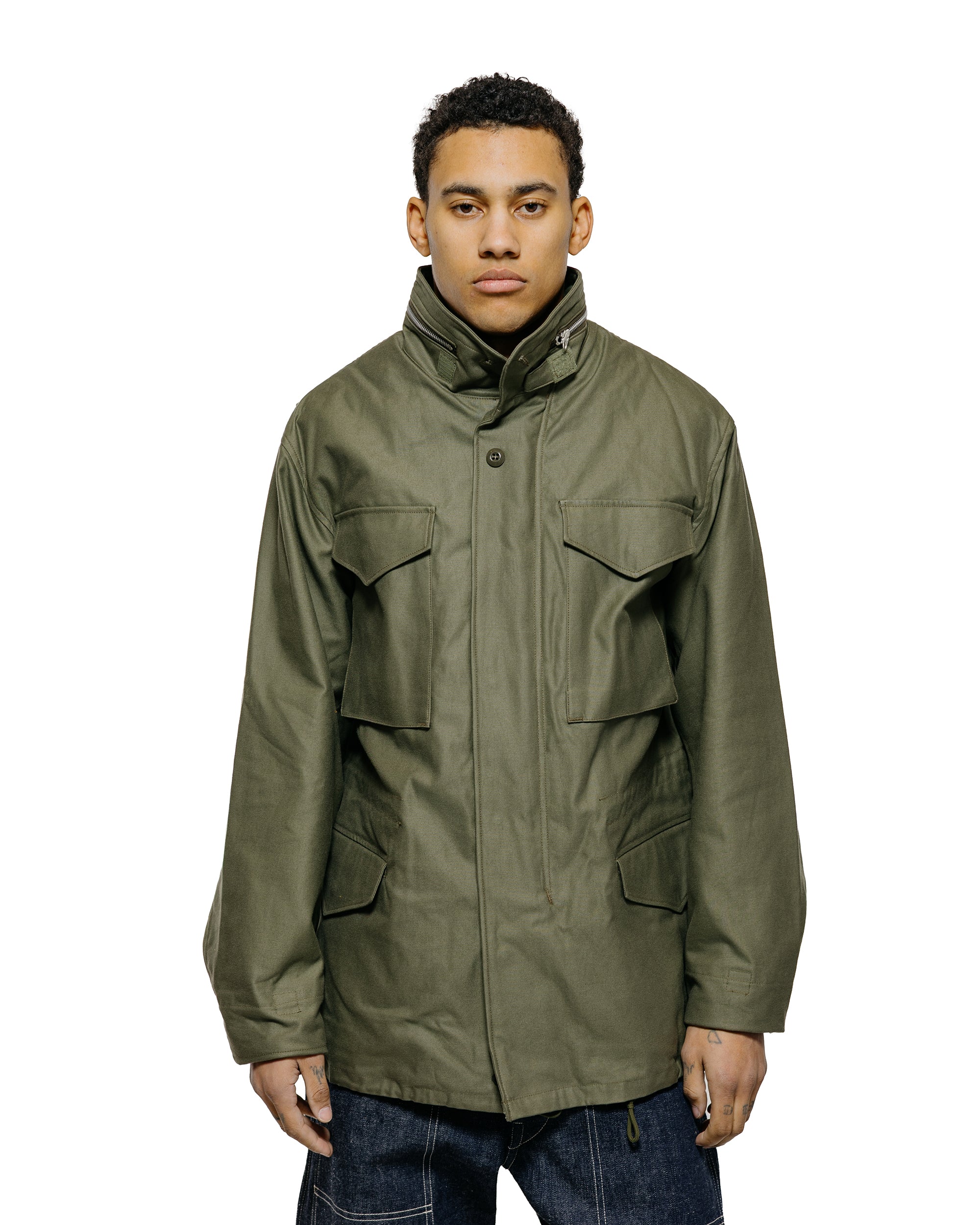 The Real McCoy's MJ23005 Coat, Man's, Field, M-65 / Early Model Olive