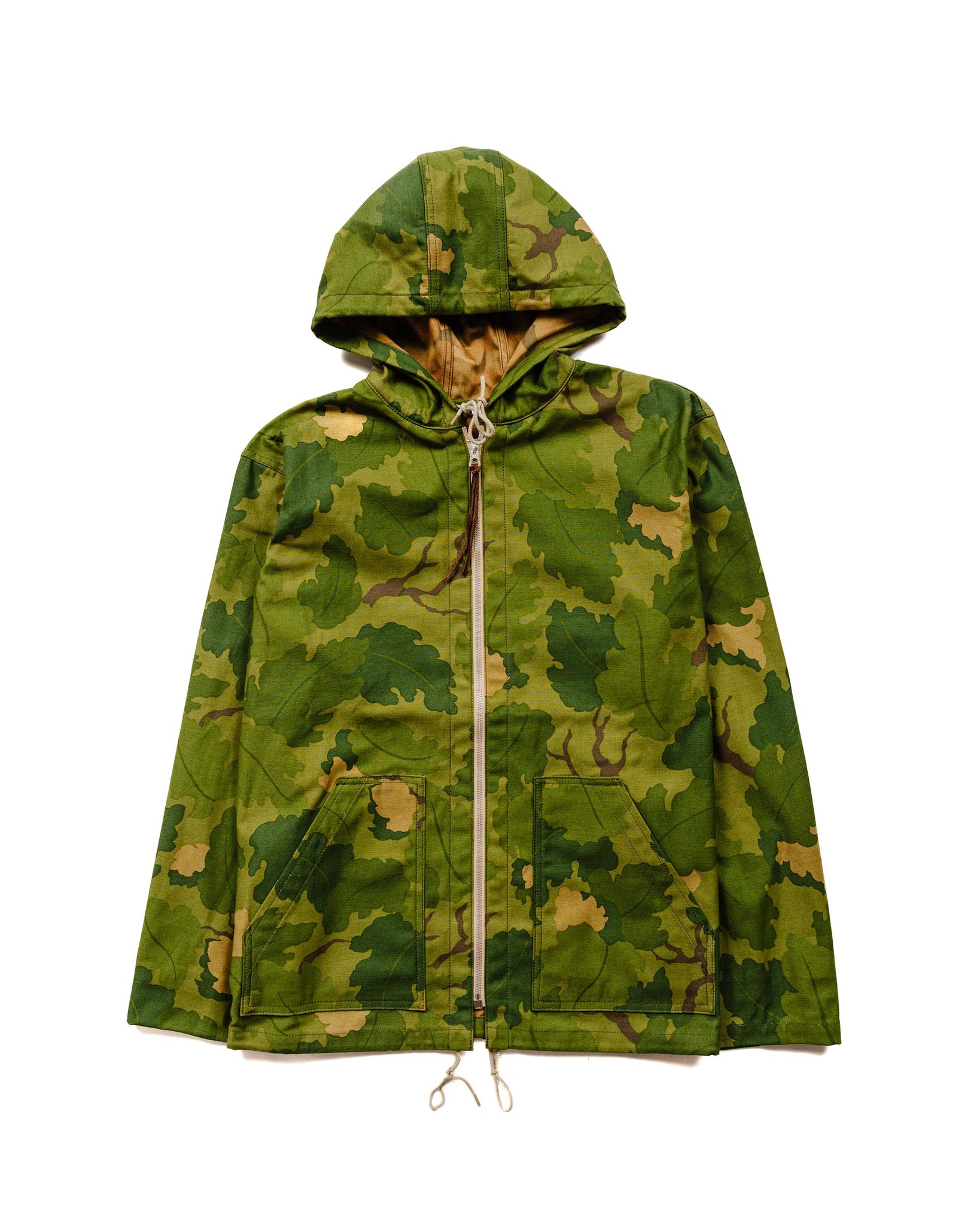 The Real McCoy's MJ23007 Camouflage Parka / Mitchell Pattern Green
