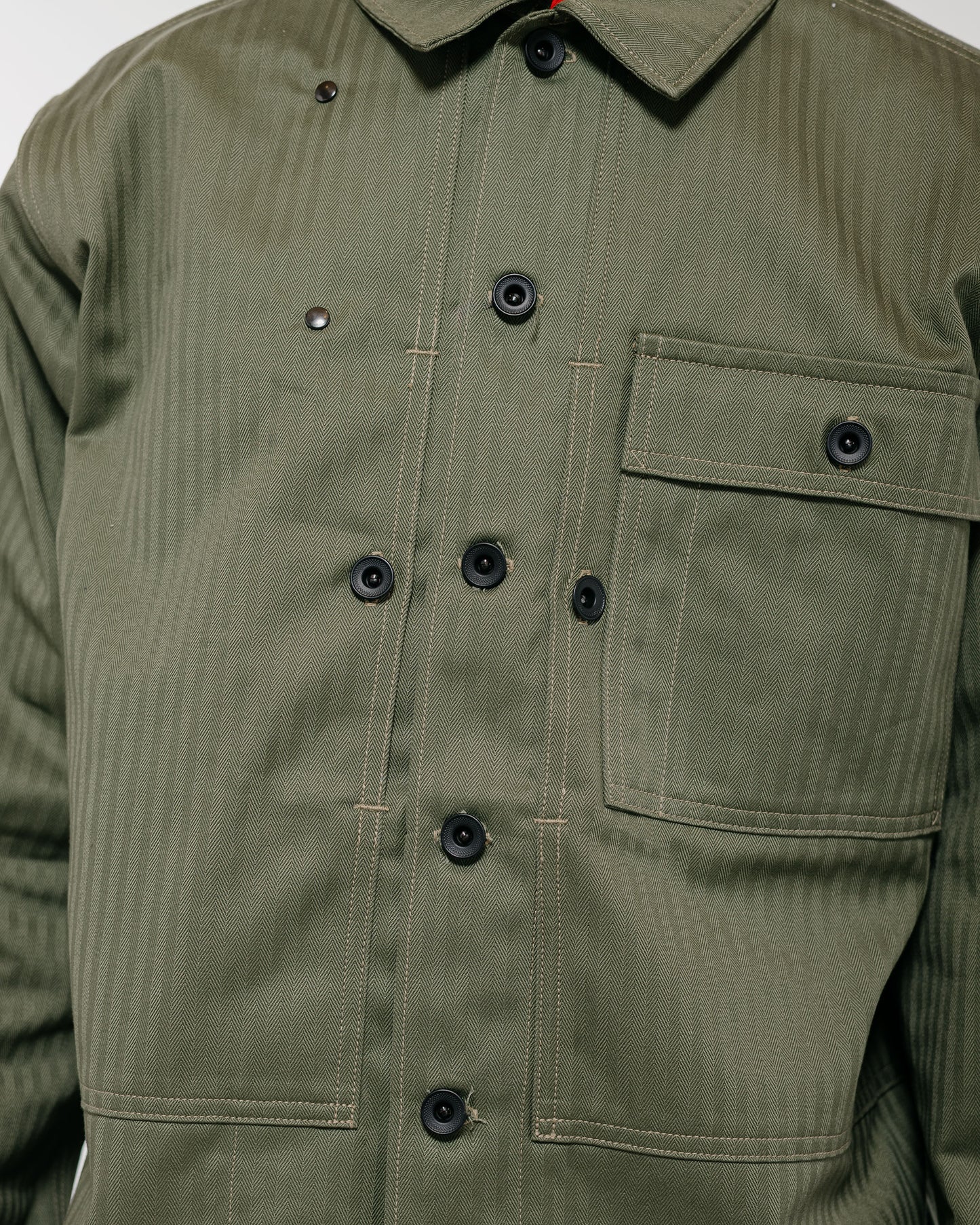 The Real McCoy's MJ23011 P-44 Utility Coat Sage Green