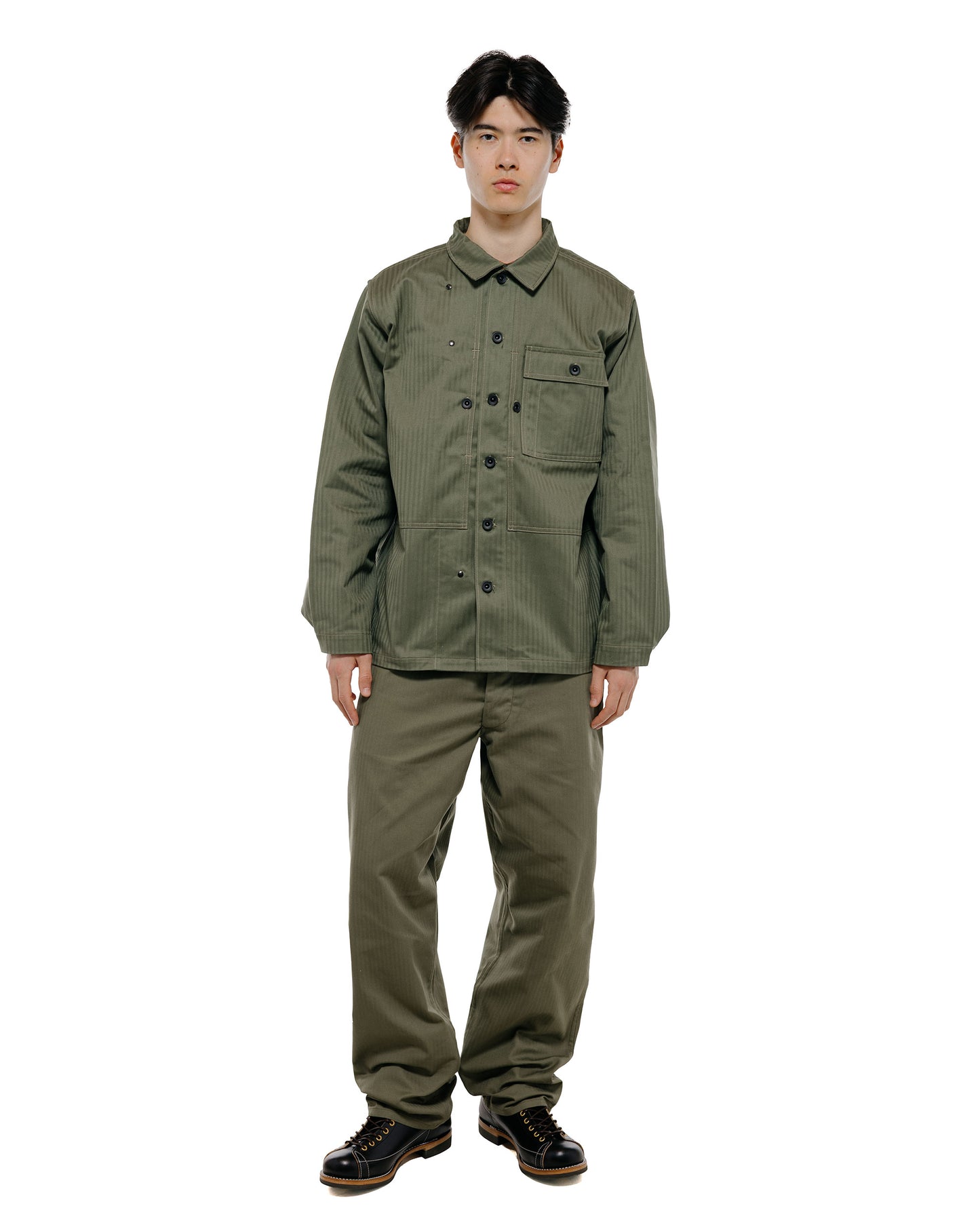 The Real McCoy's MJ23011 P-44 Utility Coat Sage Green