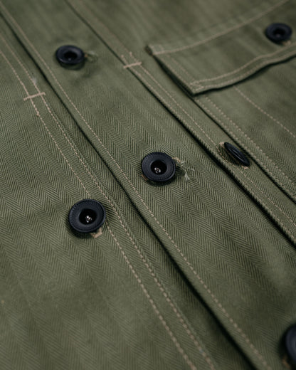 The Real McCoy's MJ23011 P-44 Utility Coat Sage Green