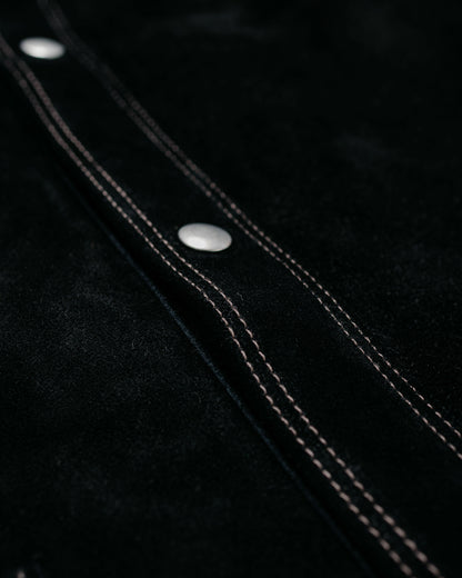 The Real McCoy's MJ23014 8HU Leather Welder Jacket Black