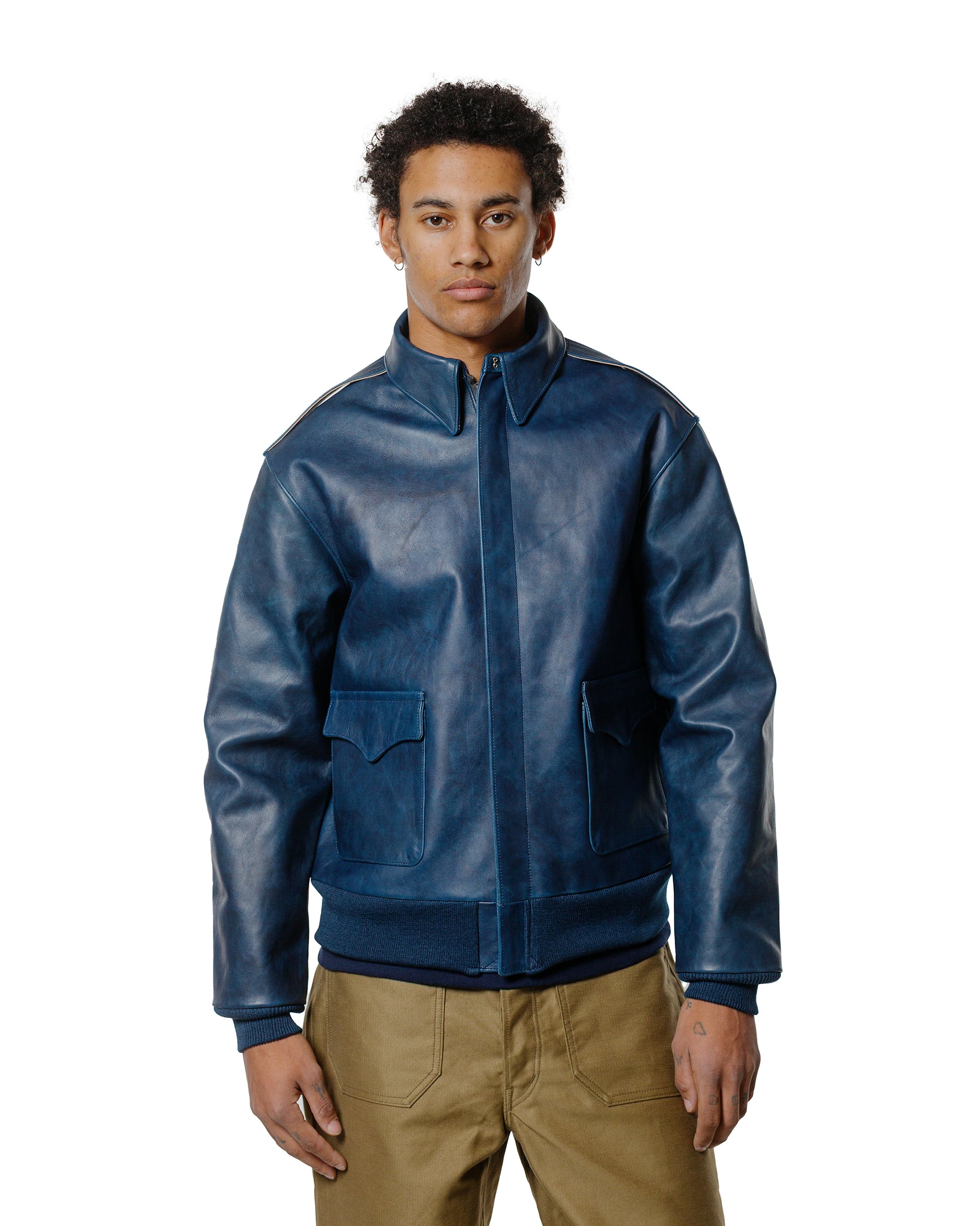 The Real McCoy's MJ23101 Type A-2 / Indigo Dyed Indigo