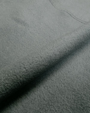 The Real McCoy's MJ23114 Snap Front Pull-Over Fleece Grey fabric