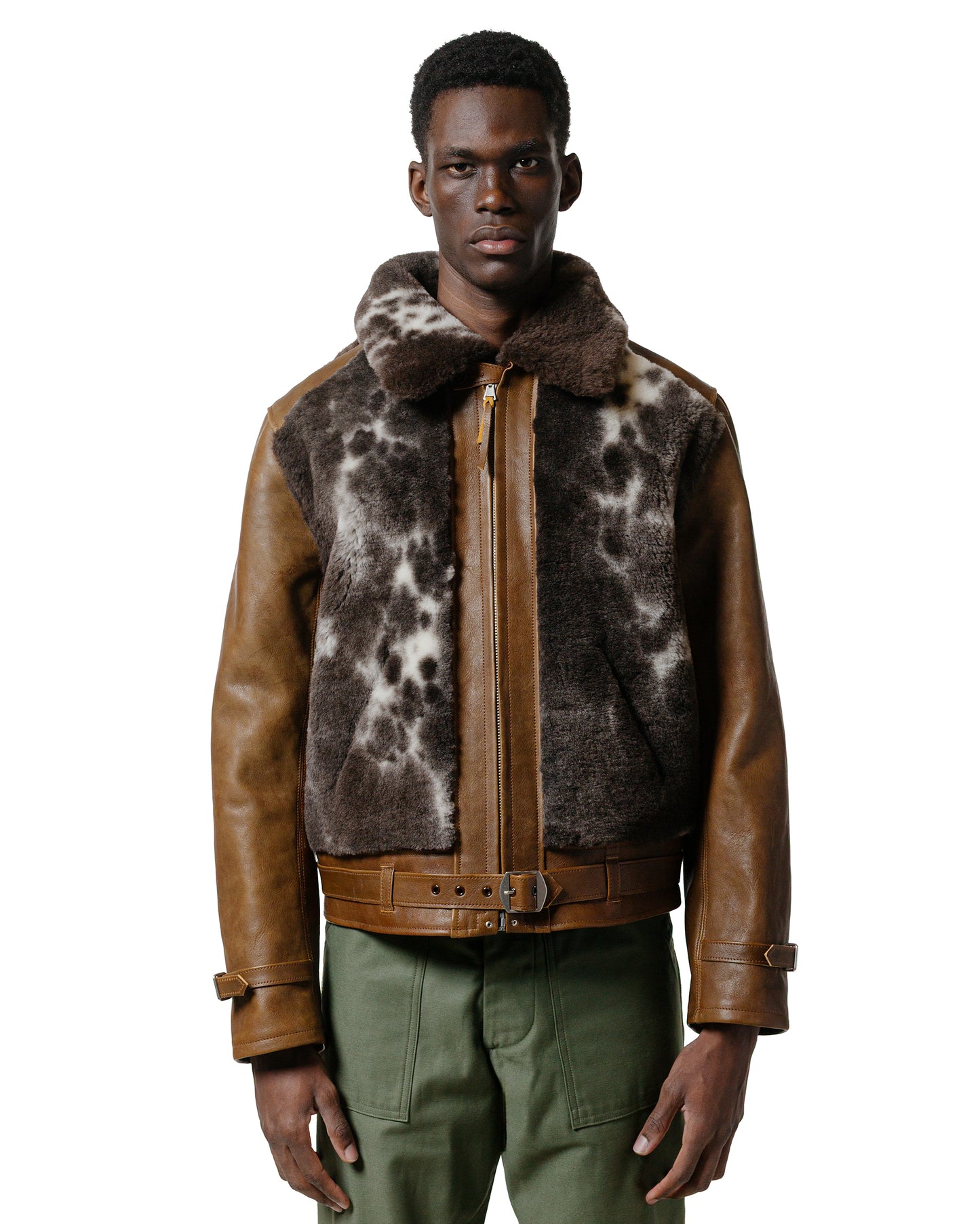 The Real McCoy's MJ23123 Aklak Grizzly Jacket  Brown, Jacob Brown