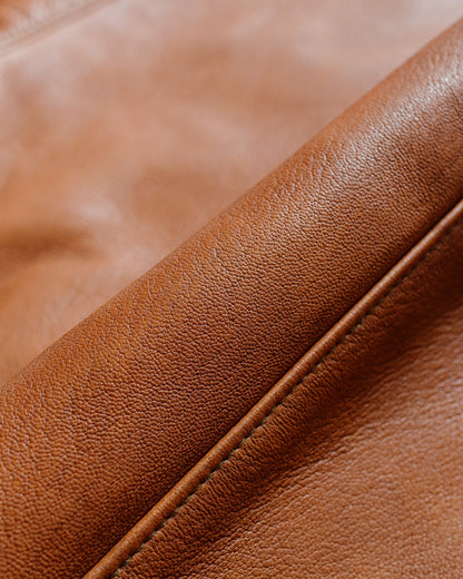 The Real McCoy's MJ24003 Jerkin Vest / Sheepskin Brown