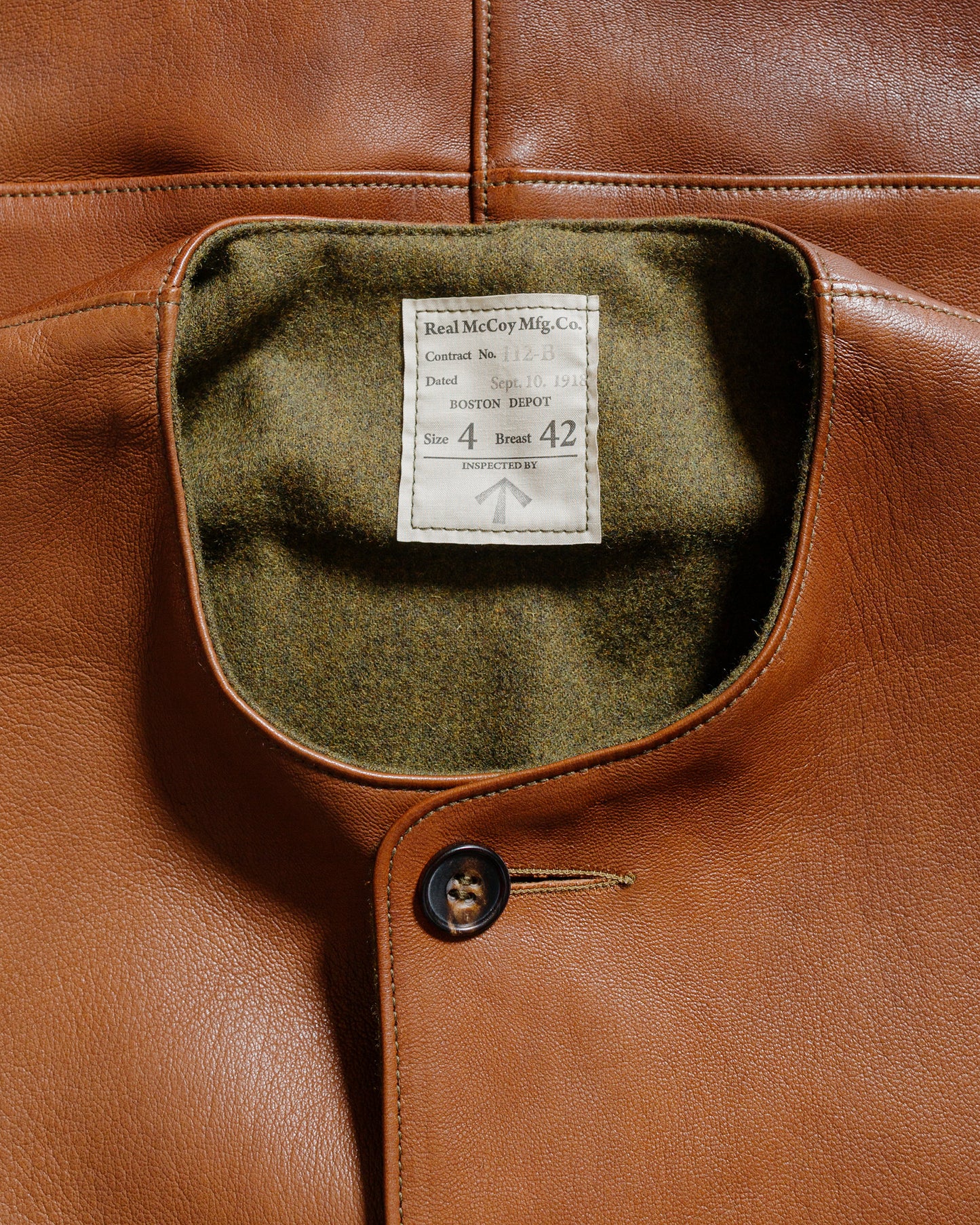 The Real McCoy's MJ24003 Jerkin Vest / Sheepskin Brown