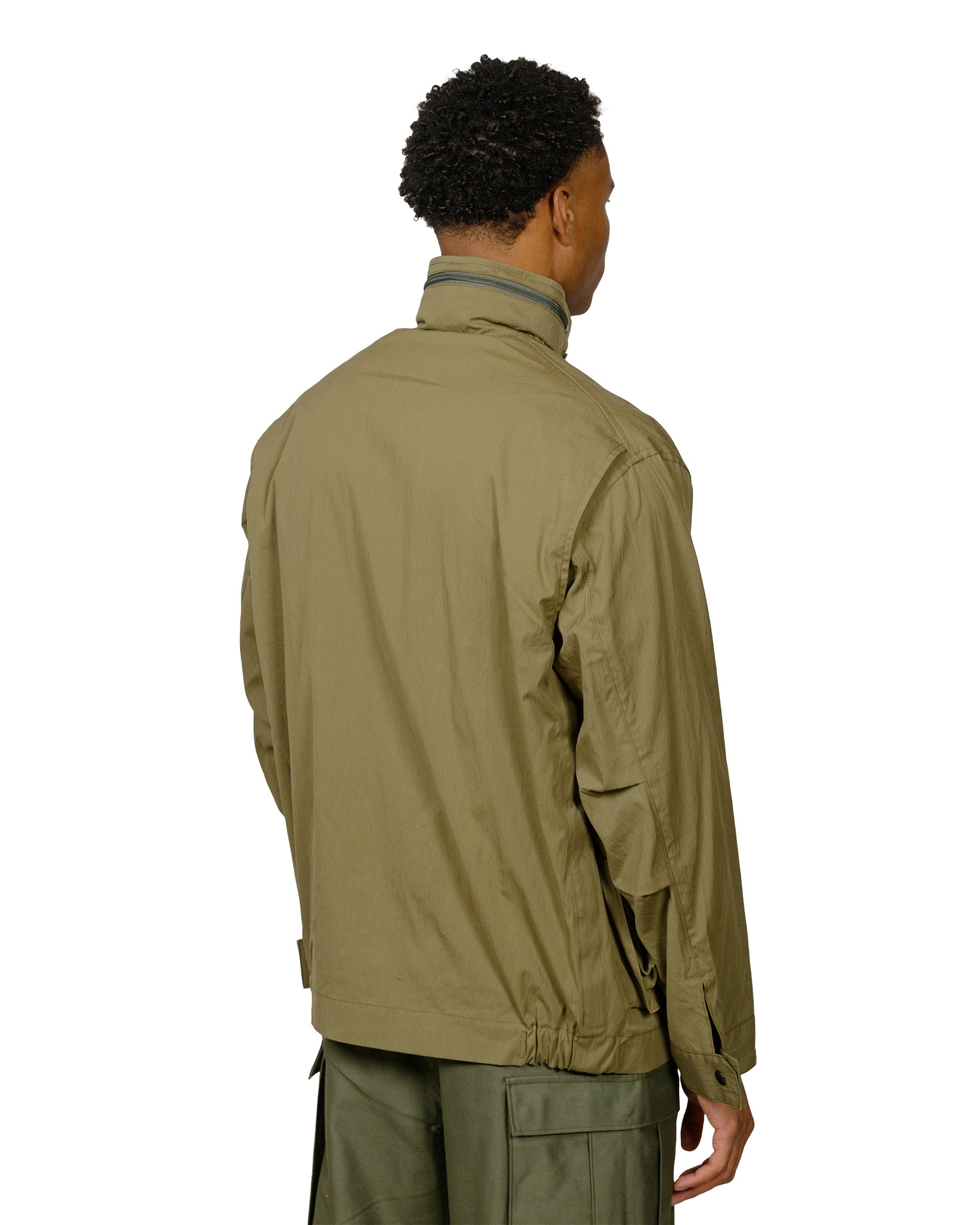 The Real McCoy's MJ24009 Photographer Utility Jacket Olive model back