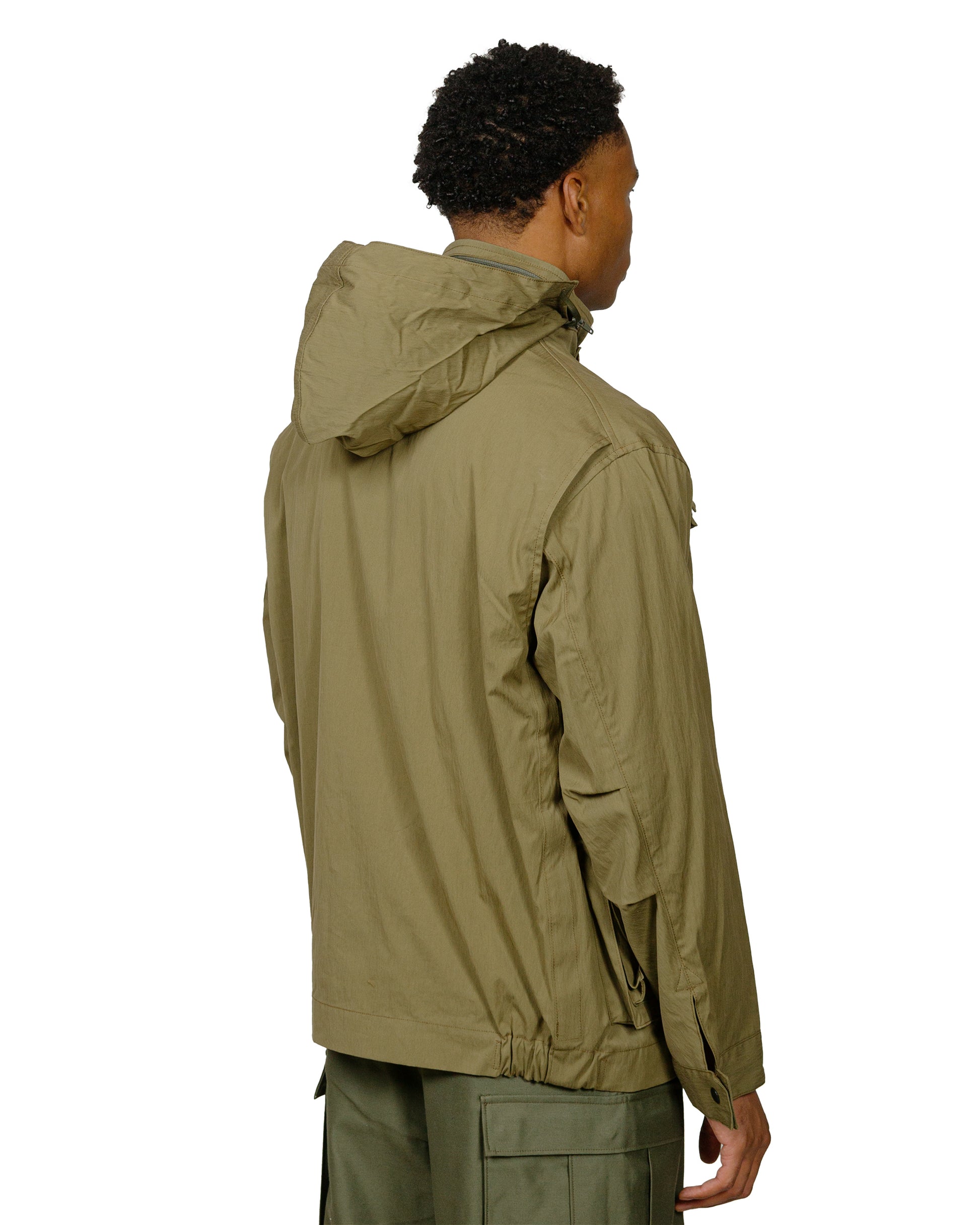 The Real McCoy's MJ24009 Photographer Utility Jacket Olive back hood