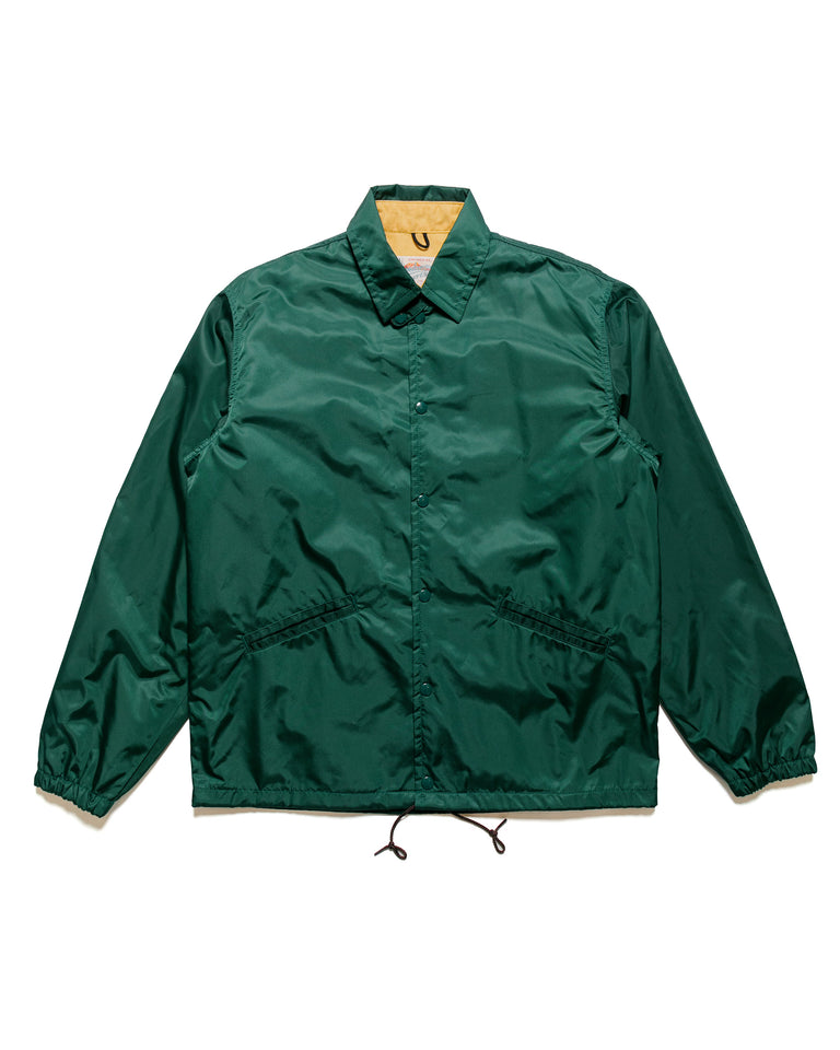 The Real McCoy's MJ24010 Nylon Cotton Lined Coach Jacket Forest