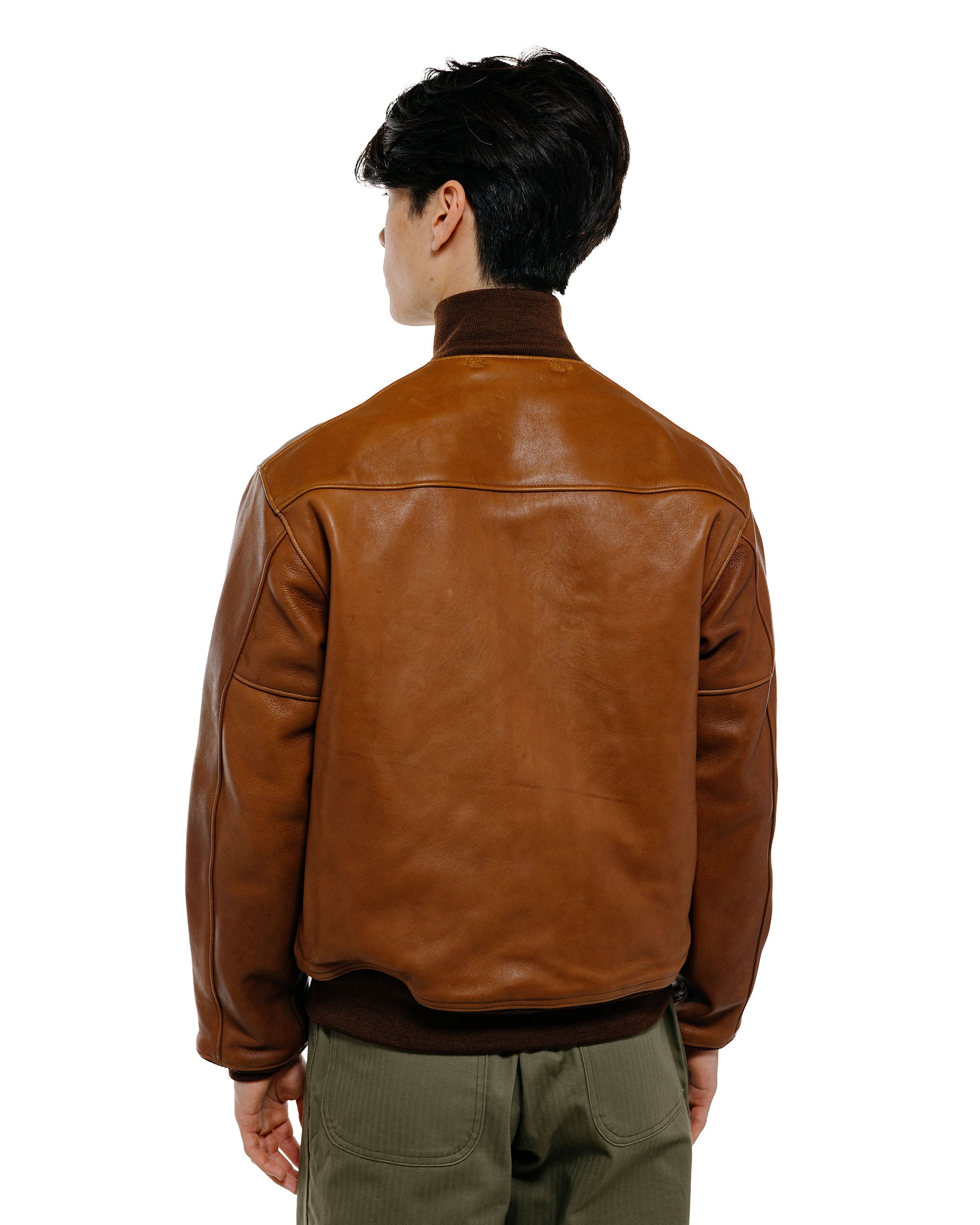 The Real McCoy's MJ24101 Type A-1 Real McCoy Mfg. Co. / Sheepskin Russet Brown